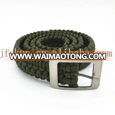 Wholesale Factory Handmade Paracord Belt 550 Survival Outdoor Camping Fits For Different Person Paracord Survival Belt