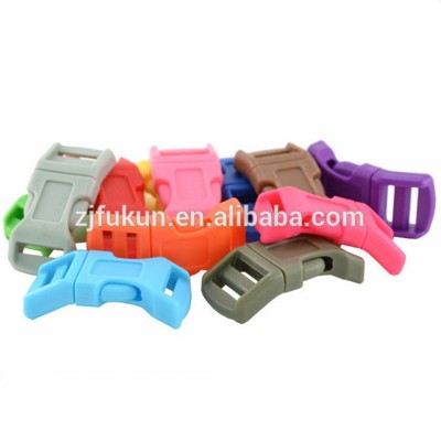 Plastic Contoured Side Release Buckles For Paracord Bracelet